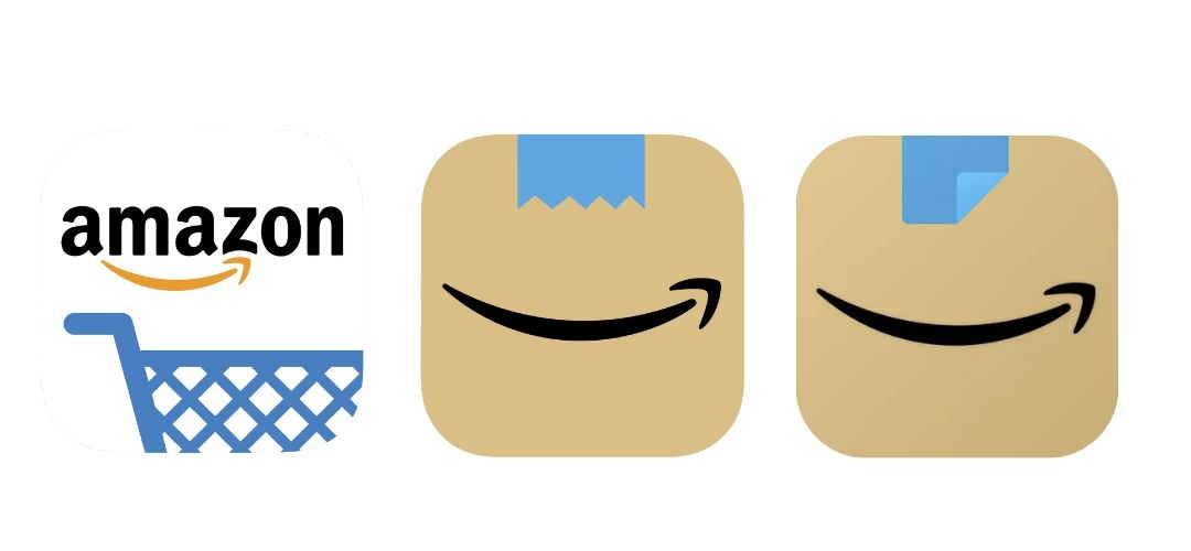Vývoj designu aplikace Amazonu
